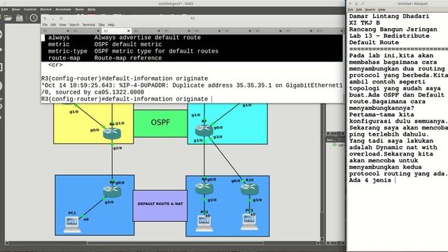 Lab 13 - Redistibute Default Route смотреть онлайн