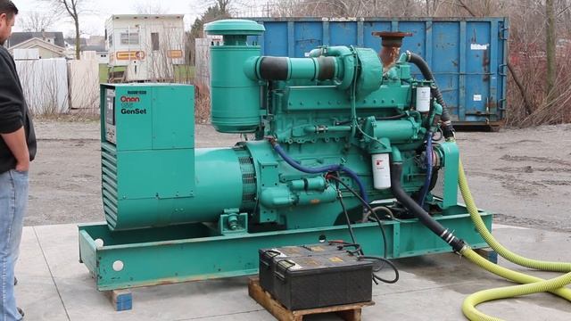 Green Industrial - USED DIESEL GENERATOR FOR SALE 155 KW CUMMINS NT 855 G ONAN 12 LEAD 355 HP смотреть онлайн