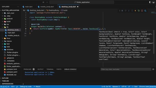 Flutter Tutorial - Mobile vs Desktop смотреть онлайн