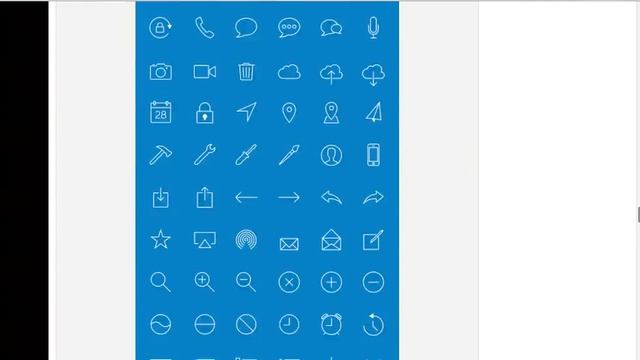 Free IOS7 Vector Flat Icon Sets for iOS Developers смотреть онлайн