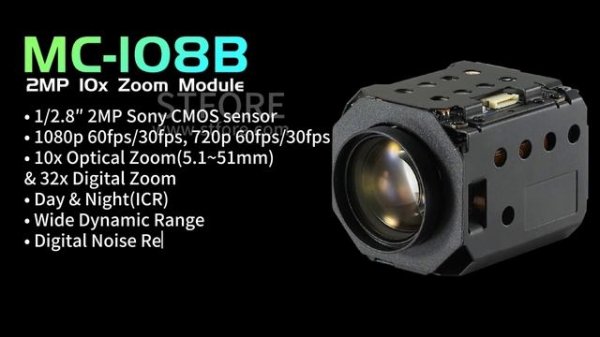 MC-108B 2MP camera 10x Zoom Module ,4MP Cameras,4K Cameras colour zoom block camera auto focus