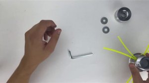 Катушка для триммера типа паук. Металлическая универсальная.