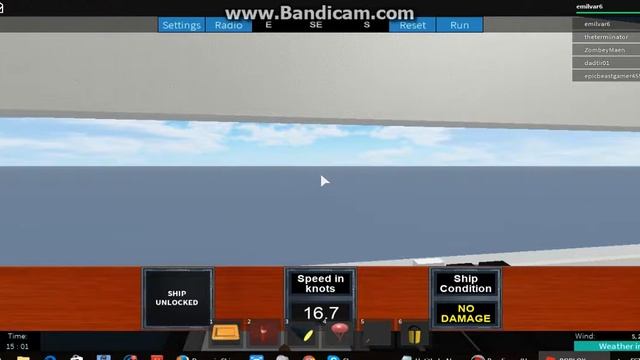 Port 10 - Port 11 with a Passenger Ferry (Dynamic Ship Simulator II in ROBLOX)