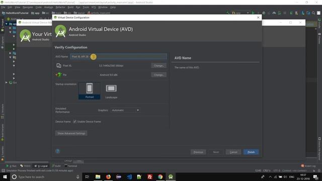 AVD Manager - Create new Android Virtual Device смотреть онлайн