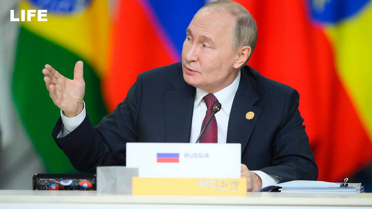 Путин проводит заключительное заседание БРИКС смотреть онлайн
