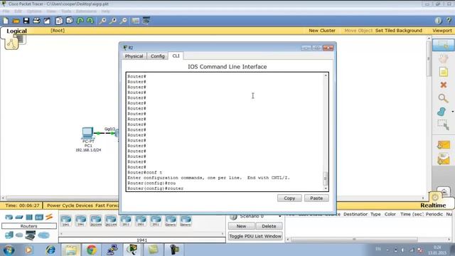 14.Видео уроки Cisco Packet Tracer. Курс молодого бойца. EIGRP смотреть онлайн