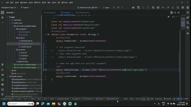 How to Send Optional Argument Between One Screen To Another Screen Using Navigation Jetpack Compose смотреть онлайн