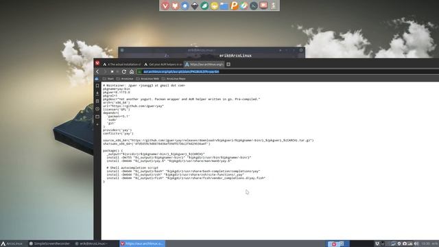 ArcoLinux : 672 how to install yay-bin in tty on Arch Linux - Phase 5 of ArcoLinux смотреть онлайн