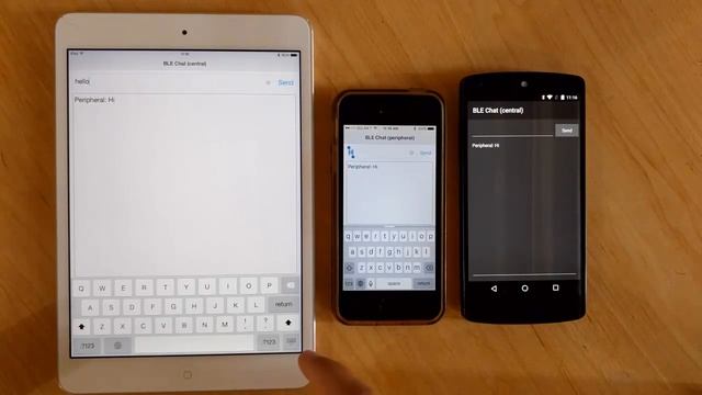 B4X - BLE Chat with iPhone, iPad and Android смотреть онлайн