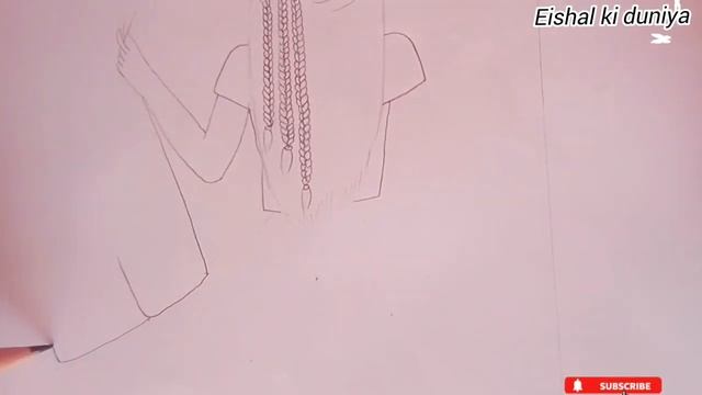 Beautifu girl standing near the window| Girl backside Drawing| Pencil sketch| How to draw girl смотреть онлайн