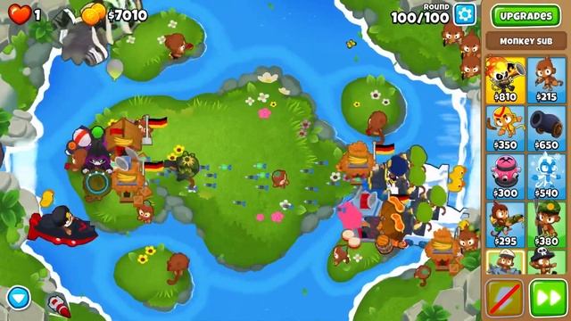 How to Black Border Every Map in Bloons TD 6! - Part 3, Lategame смотреть онлайн