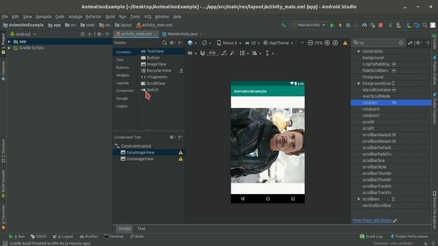 16. Animation - Rotation | Android Development In Hindi