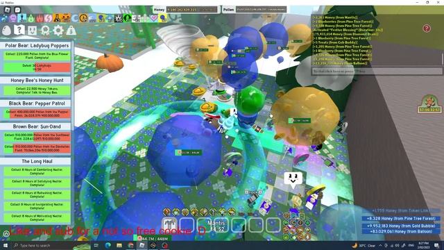 Macroing in bss with tide popper and might donate robuxs to viewers (bee swarm simulator) смотреть онлайн