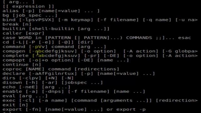 How to get the list of all internal commands in lubuntu смотреть онлайн