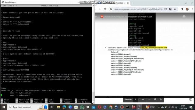 Konfigurasi Server VoIP Softswitch Asterisk Debian | TLJ смотреть онлайн