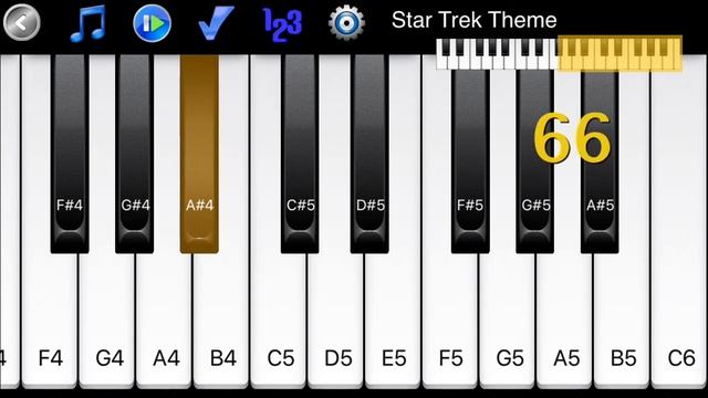 Star Trek Theme - How to Play Piano Melody смотреть онлайн