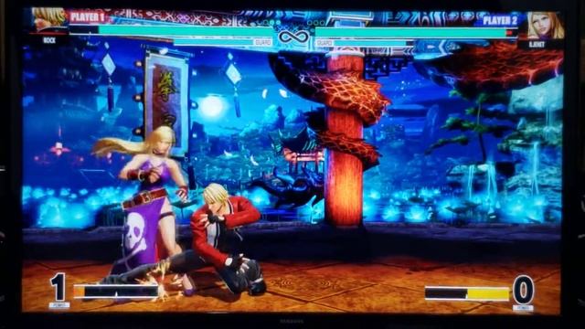 KOF XV 15 LOW END PC 60FPS ROCK vs B.JENET (Ultra Setting) смотреть онлайн