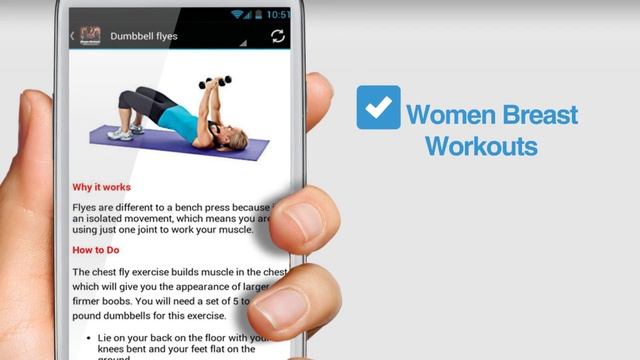 Breast Workouts For Women Android App