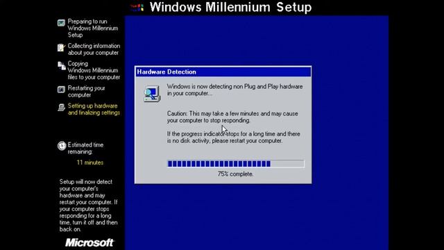 Installing Windows ME Beta (Build 2419) смотреть онлайн