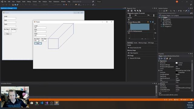 Windows Forms Shapes Demo смотреть онлайн