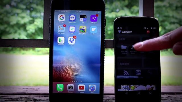 How to Move files from Android to iPhone - Superbeam смотреть онлайн