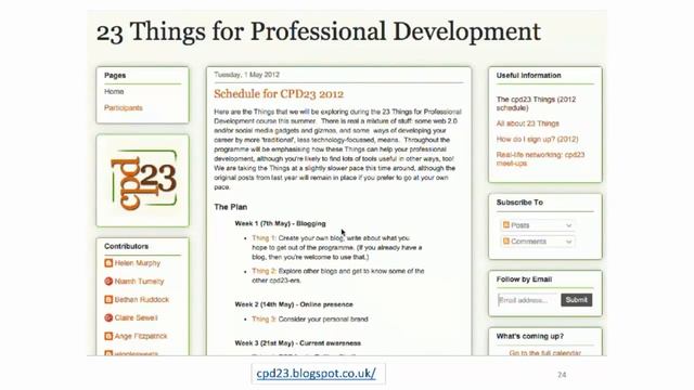Take 1 Step Webinar - Blogs - Jane Hart смотреть онлайн