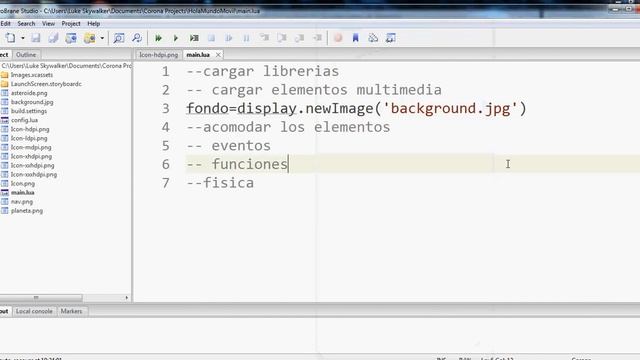 DESARROLLO DE VIDEOJUEGOS 2D EN CORONA SDK PAR ANDROID iOS !!! PARTE 1 смотреть онлайн