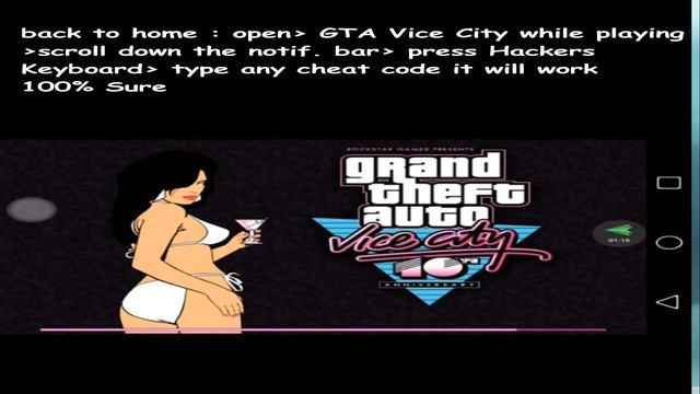 How To Use Cheat Codes In GTA Vice City On Android?? Multi Info