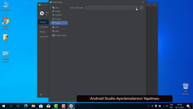 Android Studio ve Visual Studio Code için Flutter Kurulum смотреть онлайн