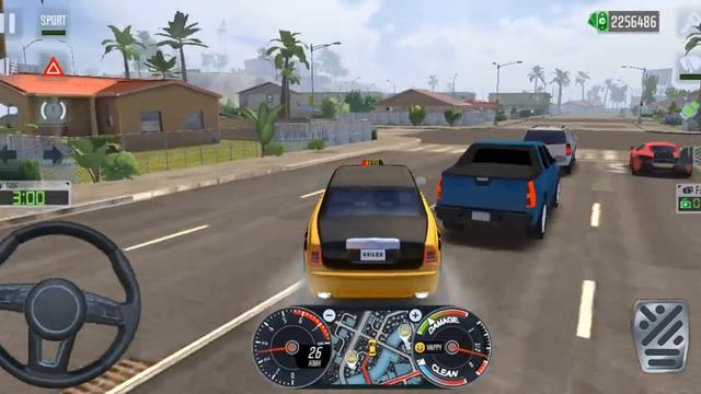 Rolls Royce Phantom Taxi | Taxi Sim 2022 Evolution Los Angeles City Android Gameplay Driving Car смотреть онлайн