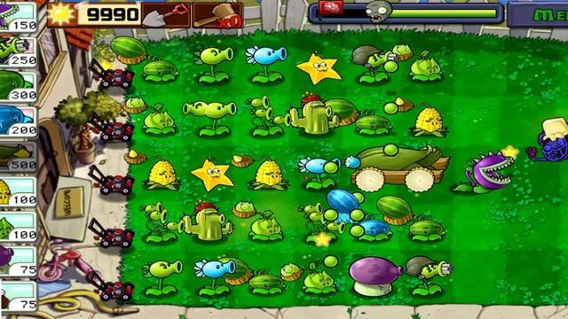 Plants vs Zombies || PvZ Mod Menu Game Play Part 10 смотреть онлайн