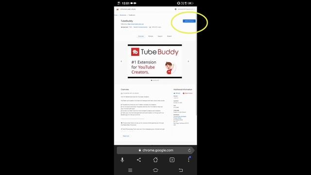How To Add TubeBuddy Extension On Chrome [Android] | Add TubeBuddy Extension [Hindi] | Abu Kasem | смотреть онлайн