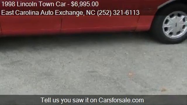 1998 Lincoln Town Car for sale in Greenville, NC 27858 at th смотреть онлайн