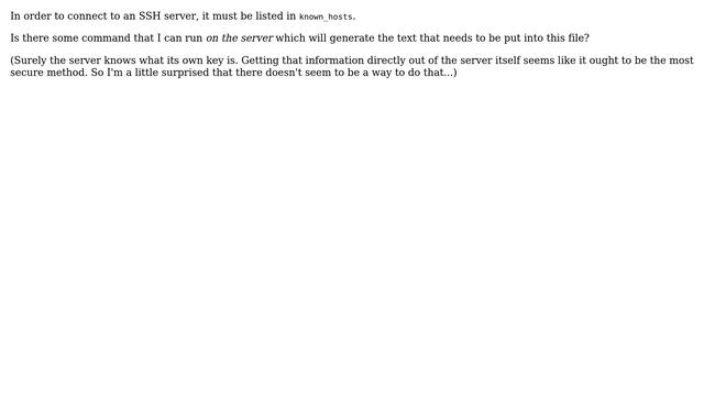 Unix & Linux: Extract SSH server key from server itself смотреть онлайн