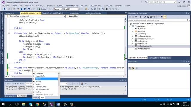 (semana 14) Timer Notificador y variables Publicas [con Visual Basic.Net] смотреть онлайн
