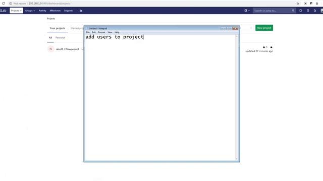 Add Member To Project in gitlab смотреть онлайн