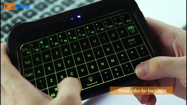 Powered by Wechip：T18 Wireless Air Mouse Remote Control with full Keyboard смотреть онлайн