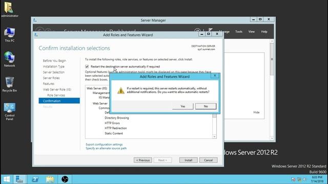 How to install IIS (Web Server) in Windows Server 2012 смотреть онлайн