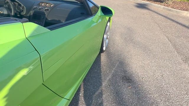 2006 Lamborghini Gallardo Convertible Green смотреть онлайн