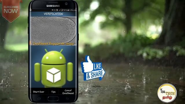 How To Set Fingerprint Lock For Any Android Mobile | Tamil | You TECH TAMIL | смотреть онлайн
