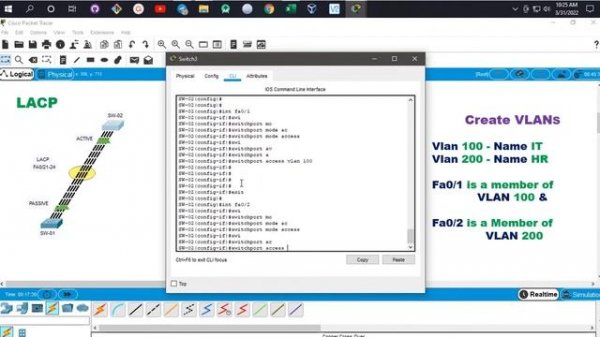 LACP EtherChannel Link Aggregation Control Protocol configuration in super easy way!!!