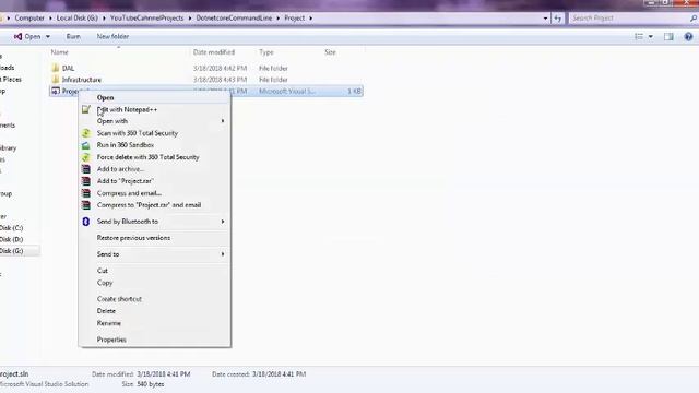 Create .Net Core Solution and Projects using Dos Commands смотреть онлайн