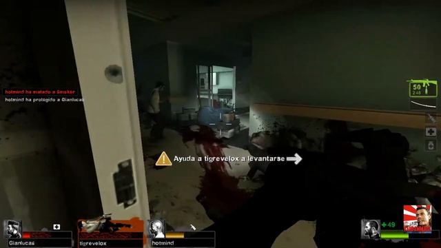 Left 4 Dead 2| Campaña Coop #33 "Hospital" (Con M16) HD1080p смотреть онлайн