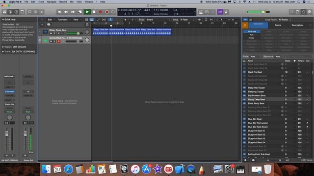 Trying out Q Sampler with homemade sample in Logic Pro X 10.5 смотреть онлайн