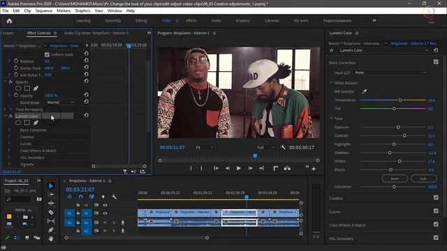 Make Creative Adjustments In Premiere Pro