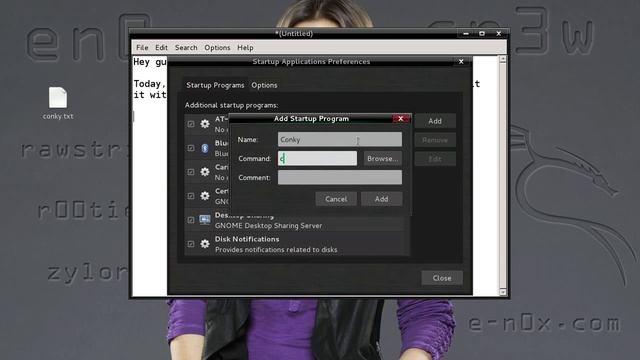 Kali Linux: Installing and running Conky смотреть онлайн