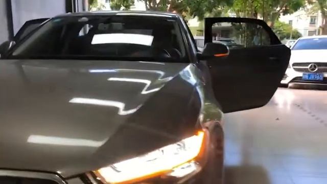 2012 Audi A6L xenon headlights are modified to 2018 LED headlights, plug and play