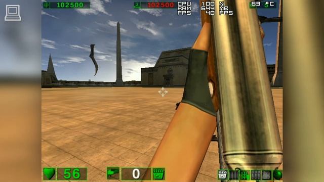 Serious Sam The First Encounter Gameplay SiS 315 / SiS 651 (64MB VRAM) смотреть онлайн