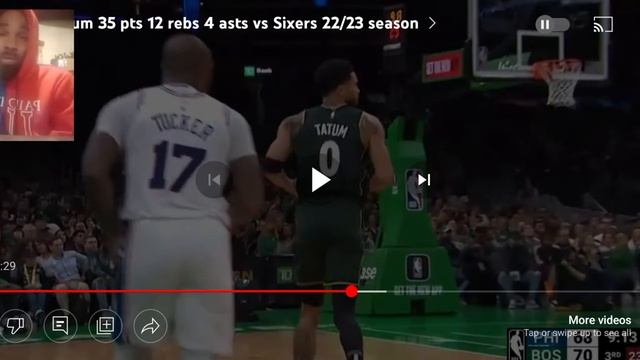 2nd FAV PLAYER RIGHT NOW Jayson Tatum VS Sixers 35 Pts 12 Rebounds 4 Assists !!!! смотреть онлайн