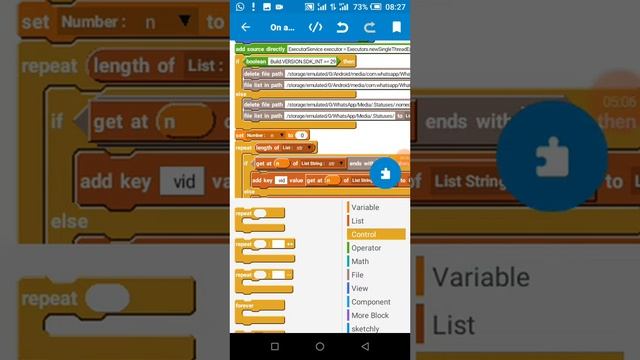 2022 latest WhatsApp status saver in sketchware /sk pro on all Android version смотреть онлайн